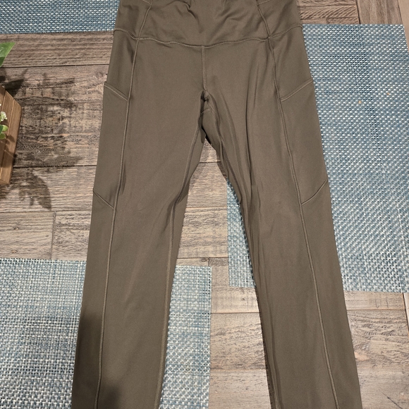 lululemon athletica Pants - lululemon athletica Olive Green High-Rise Leggings